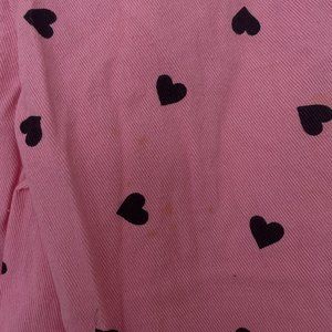 Shein Heart Print Flare Leg Pants
